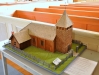 Modell av Särna gamla kyrka