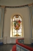 Flera vackra glasmålningar finns i kyrkan
