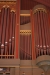 Finstämd färgsättning på den stora orgeln.